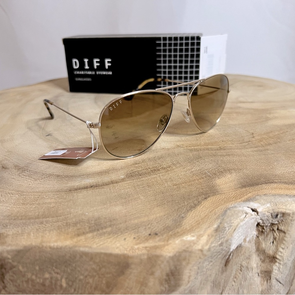 Diff Cruz Small Aviator Sunglasses